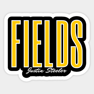 FIELDS, JUSTIN STEELER Sticker